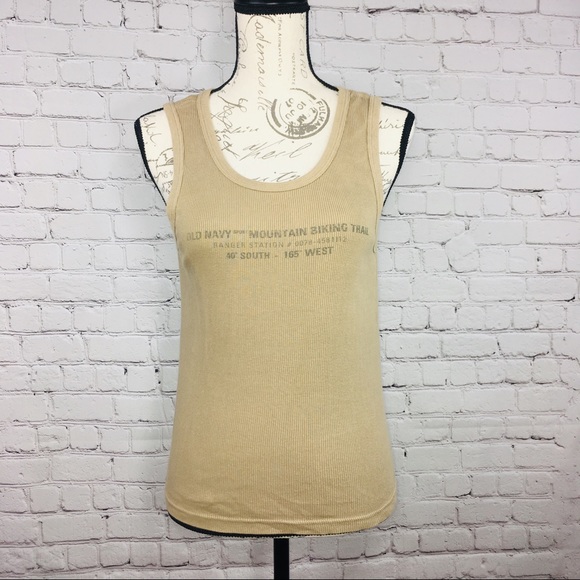 Old Navy Tops - Old Navy Juniors tank top brown medium M